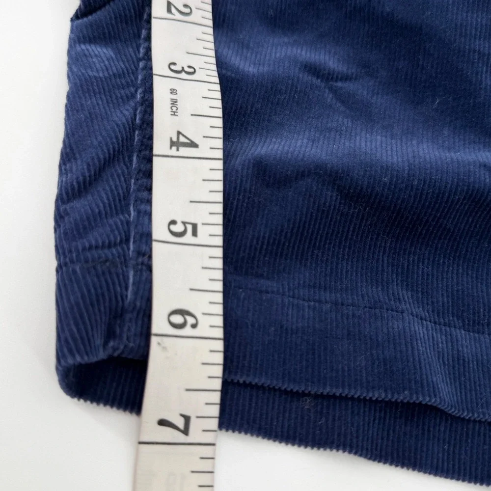 Polo Ralph Lauren Shorts Mens XL Navy Blue Classic Fit Corduroy Belted 6